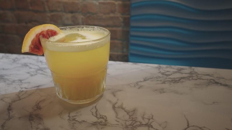 BLOOD ORANGE WHISKEY SOUR